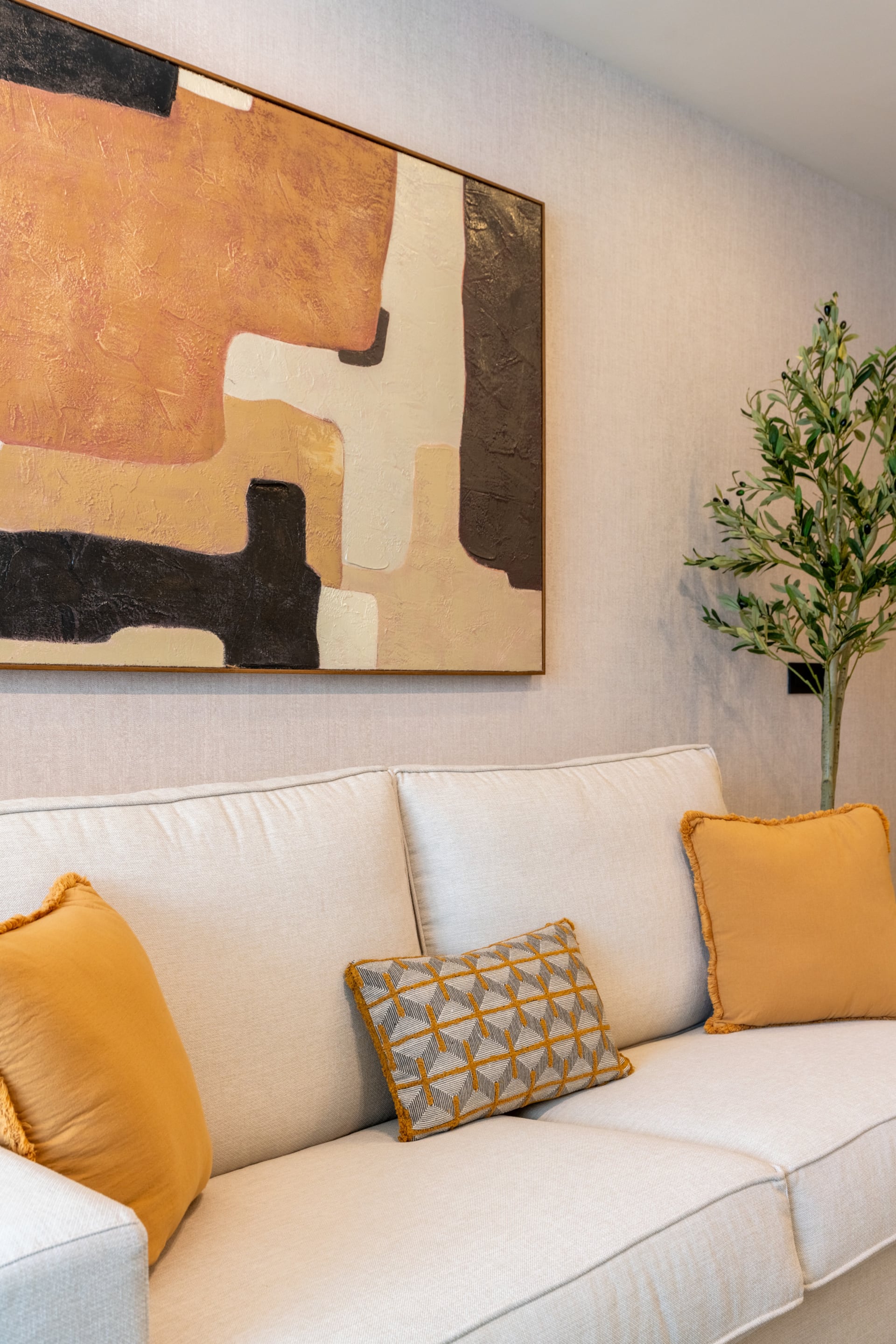 Sofa im Wohnzimmer